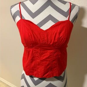 New Without Tag Maeve Red Crop Top